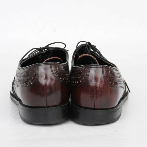 Florsheim Burgundy Leather Full Brogue Wingtip Oxford Dress Shoes Mens Size 9 D
